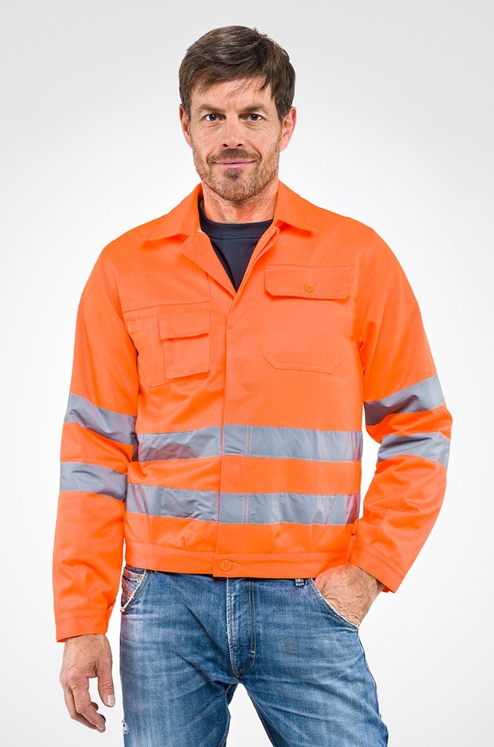 Giubbotto da Lavoro Alta Visibilit� Multitasche Invernale Sottozero Giubbetto Winter H.V. 2720WX