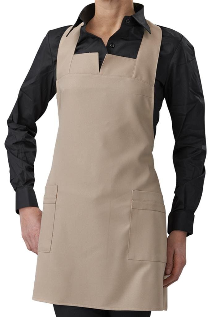 Grembiule donna con pettorina Aurora Horeca Siggi ad altezza ginocchio - 28PZ0345/00-0111