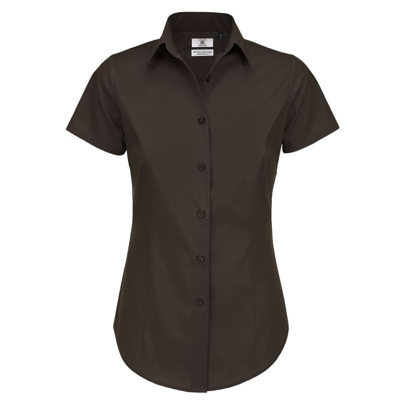 Camicia Da Lavoro Black Tie SSL Manica Corta da Donna B&C Collection - BCSWP24