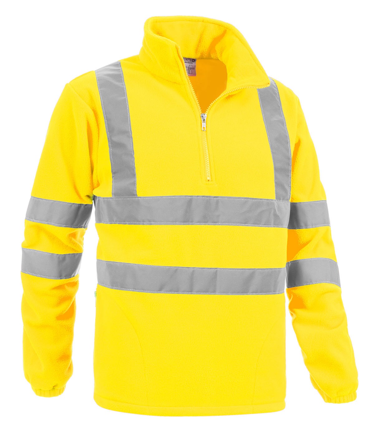 Felpa in Pile da Lavoro Alta Visibilit� Mezza Zip Sottozero Brennero 2320