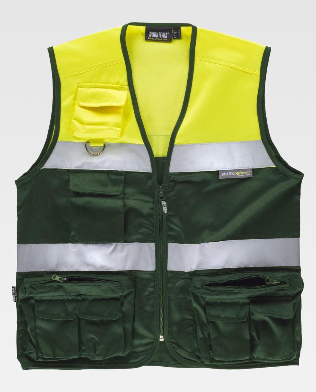 Gilet da Lavoro Safari Multitasche Alta Visibilit� C4010 - Workteam