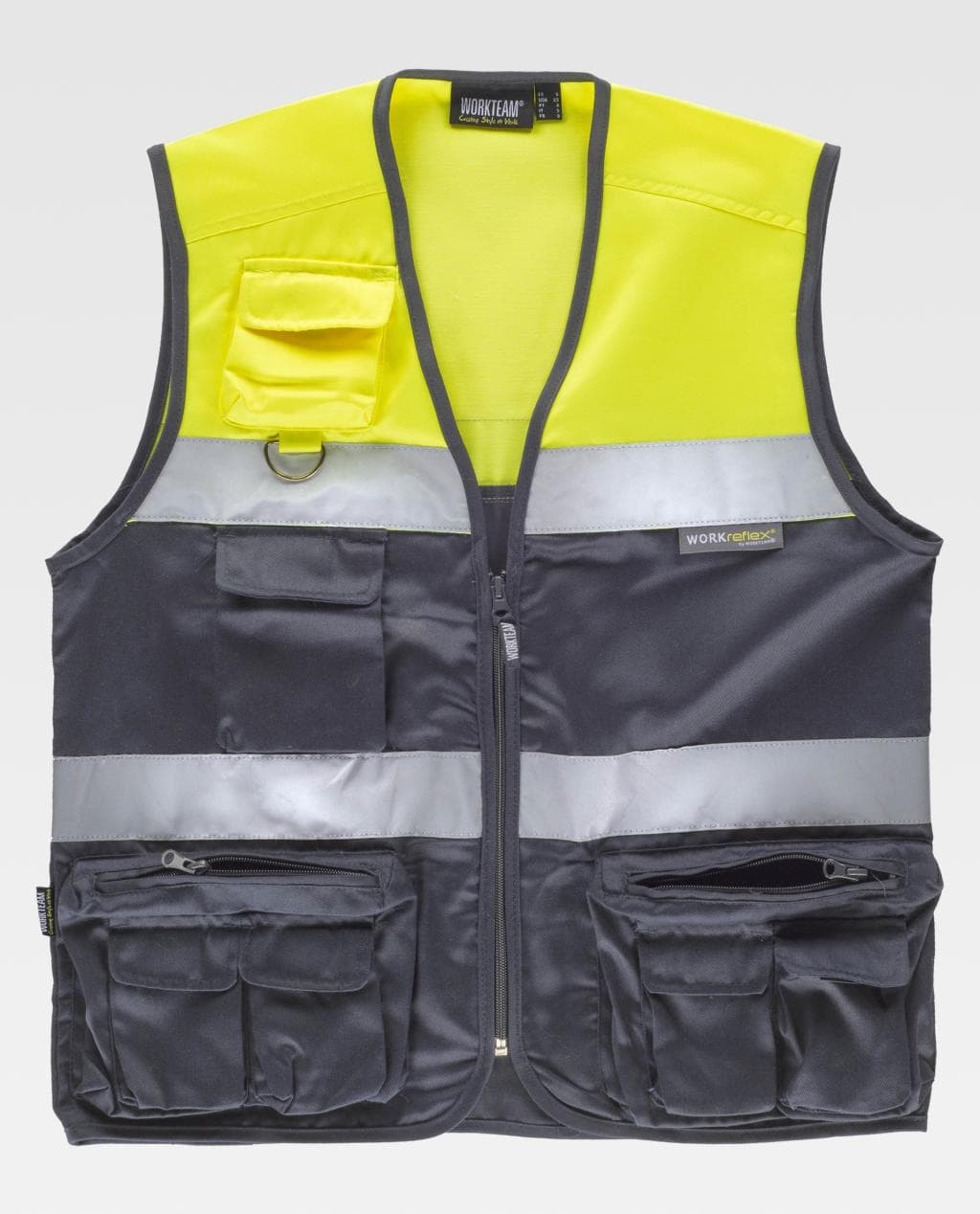 Gilet da Lavoro Safari Multitasche Alta Visibilit� C4010 - Workteam