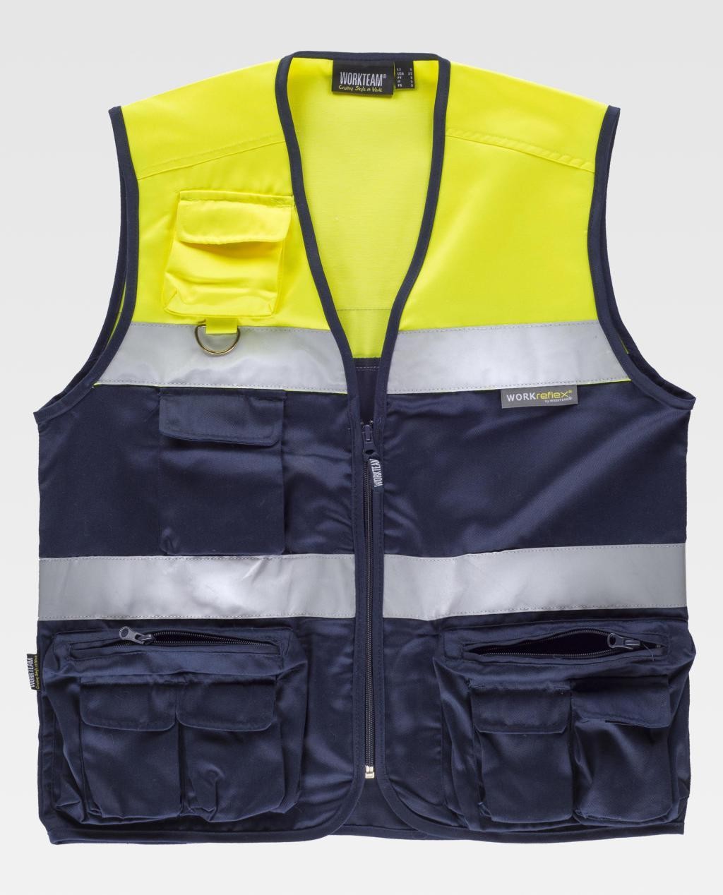 Gilet da Lavoro Safari Multitasche Alta Visibilit� C4010 - Workteam