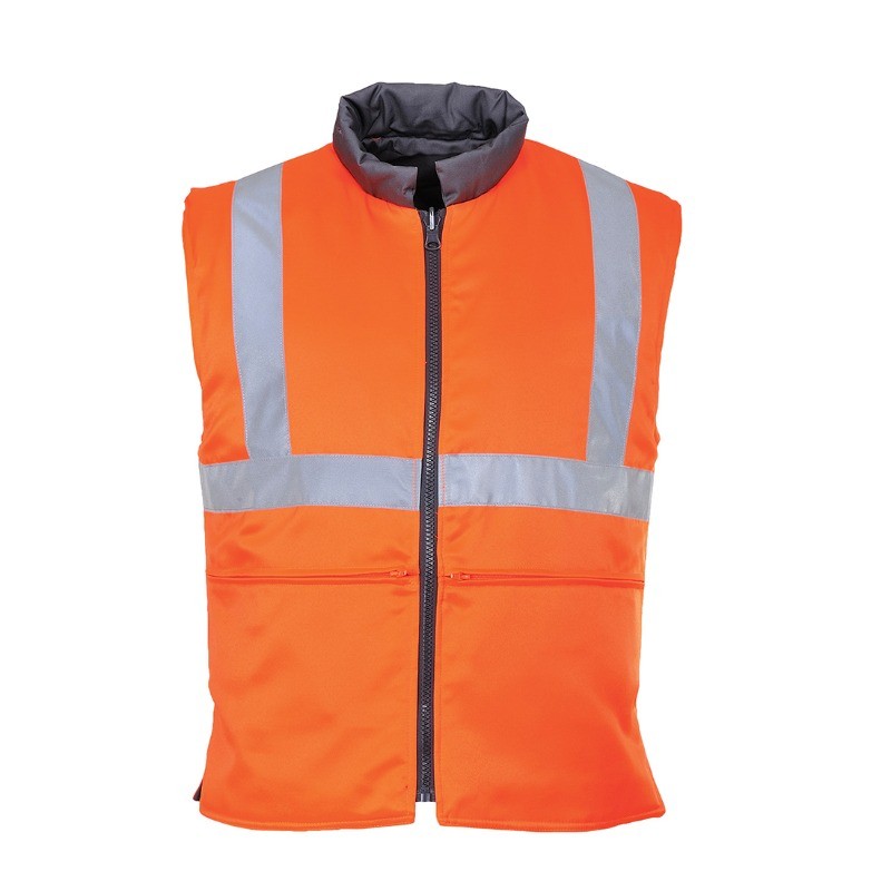 Gilet da Lavoro imbottito reversibile RIS Alta Visibilit� Portwest RT44