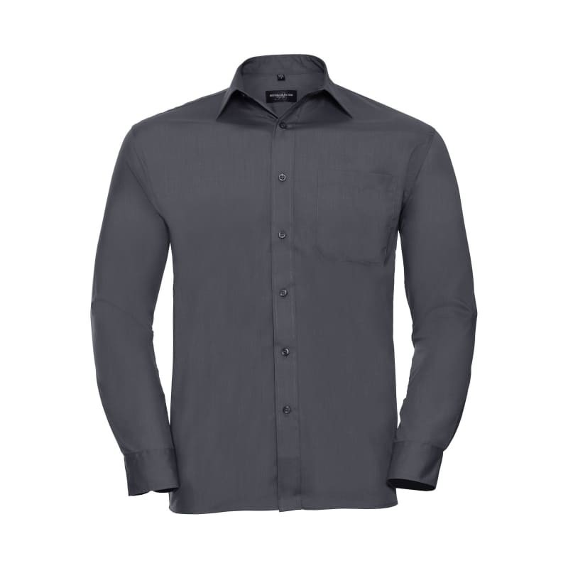 Camicia Da Lavoro in Policotone a Maniche Lunghe Russell - JE934M
