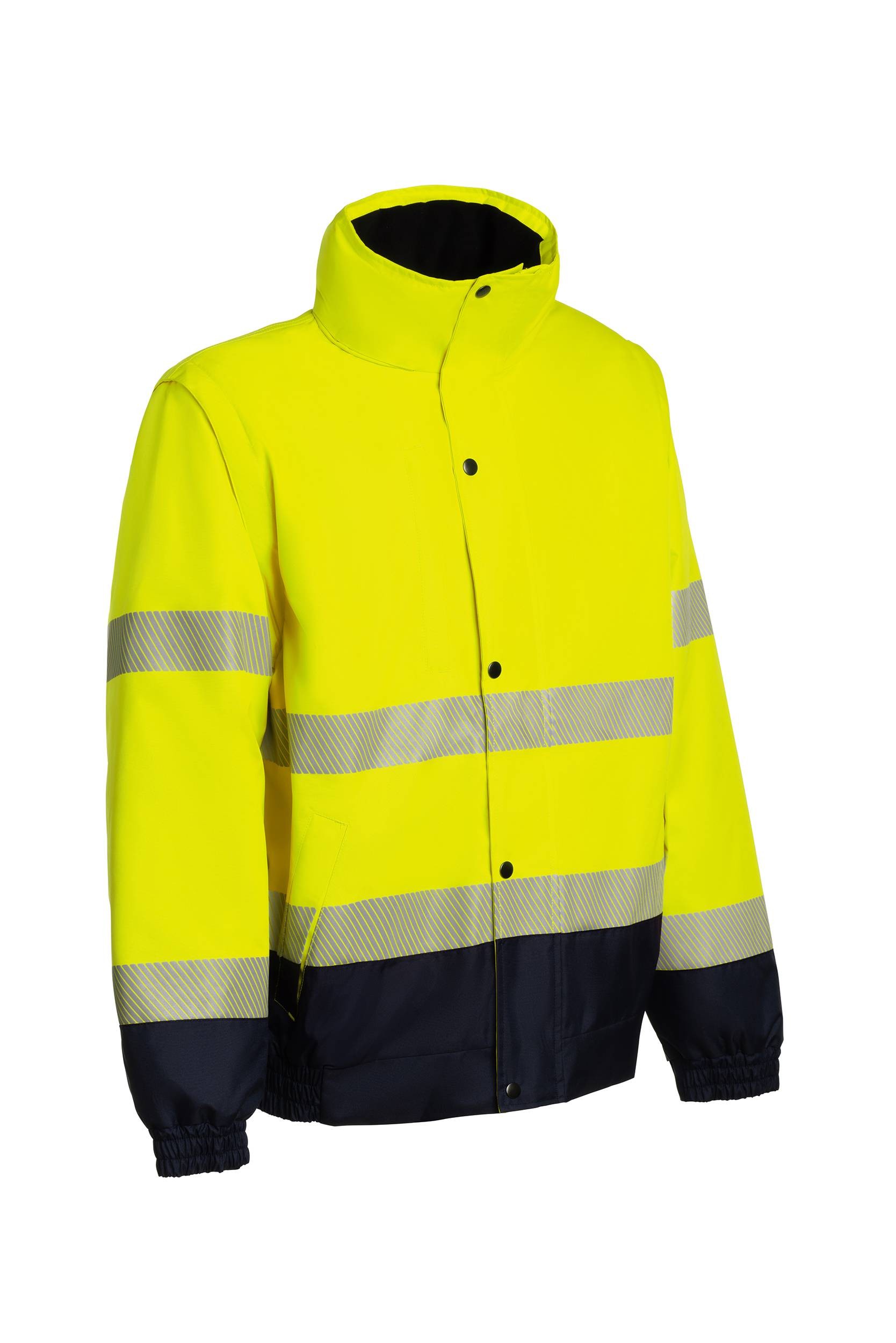 Giubbotto da Lavoro Alta Visibilit� Multitasche Invernale P&P Loyal Bomber GGX1U 413