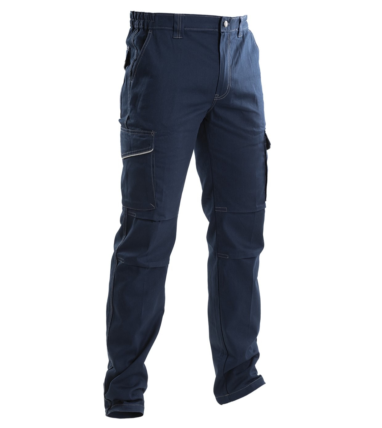 Pantalone da Lavoro 100% Cotone Multitasche P&P Loyal Fustagno F2002 101