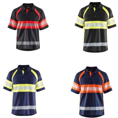 Polo da Lavoro Alta Visibilit� Blaklader protezione raggi UV maniche corte 333810518933L