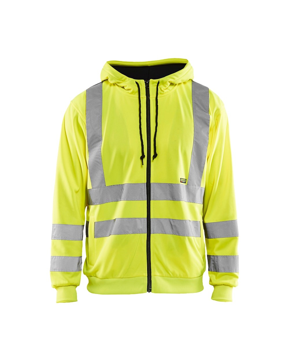 Felpa da lavoro con cappuccio zip intera Blaklader alta visibilit� 334619743300L