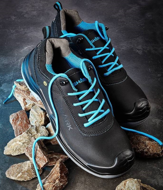 Scarpe Antinfortunistiche GShark Elton S3S FO SR ESD Antiscivolo Impermeabili Leggere Resistenti invernali