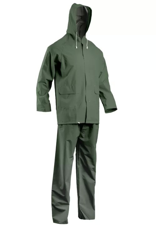 10 Pezzi - Tuta Da Lavoro Coverguard PVC Set MO50200 Impermeabile