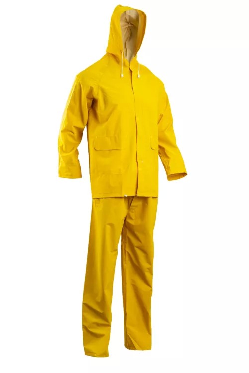 10 Pezzi - Tuta Da Lavoro Coverguard PVC Set MO50200 Impermeabile