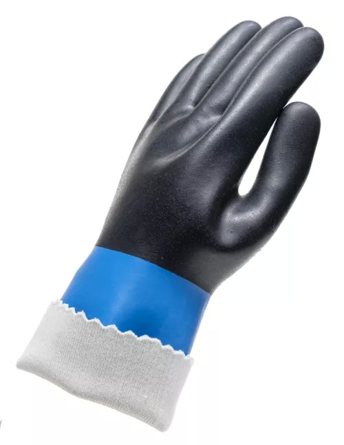 12 Paia - Guanti Da Lavoro Coverguard In Neoprene Eurochem NES30 1CHNE30 Protezione Chimica