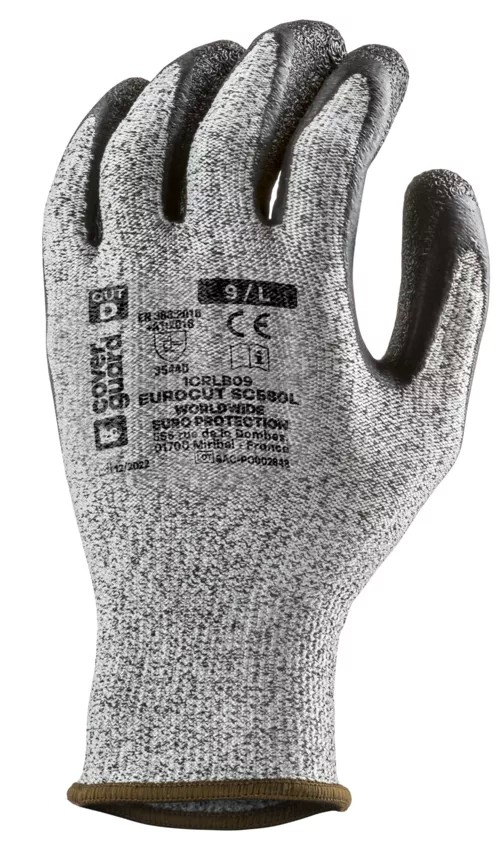5 Paia - Guanti Da Lavoro Coverguard In Lattice Eurocut 1CRLB0P
