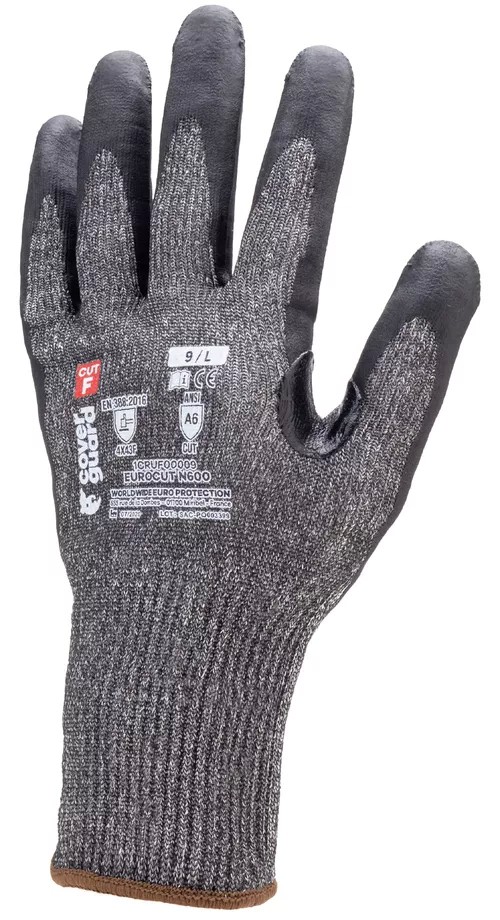 5 Paia - Guanti Da Lavoro Coverguard In Nitrile Eurocut 1CRUF0 Antitaglio