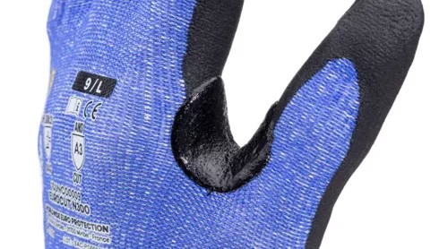 5 Paia - Guanti Da Lavoro Coverguard In Nitrile Eurocut 1CUNC00 Rischi Meccanici