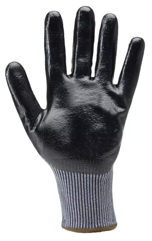 12 Paia - Guanti Da Lavoro Coverguard In Nitrile Eurocut 1CUNS00 Rischi Meccanici
