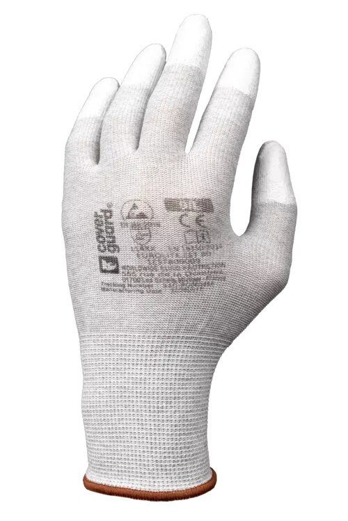 10 Paia - Guanti Da Lavoro Coverguard In Poliuretano Eurolite 1EST800 Rischi Meccanci