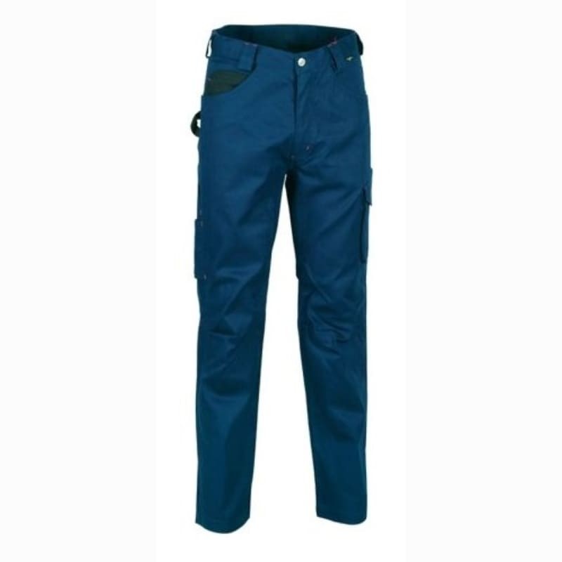 Kit Pantaloni Cofra Drill Con 5 T-Shirt Cofra Zanzibar Colore Navy Doppio Sconto