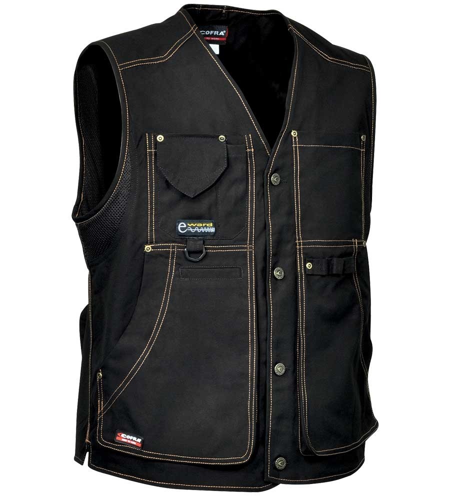 Gilet da lavoro con multitasche Cofra Zurich