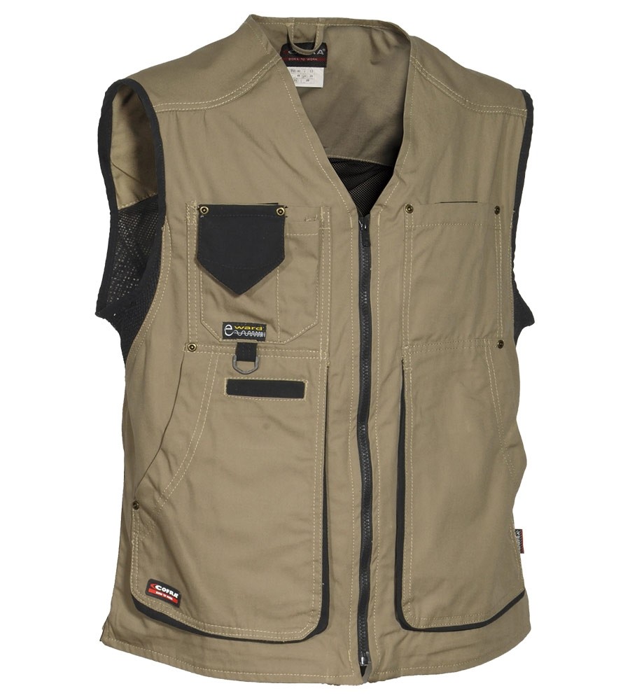 Gilet da lavoro con multitasche Cofra Zurich
