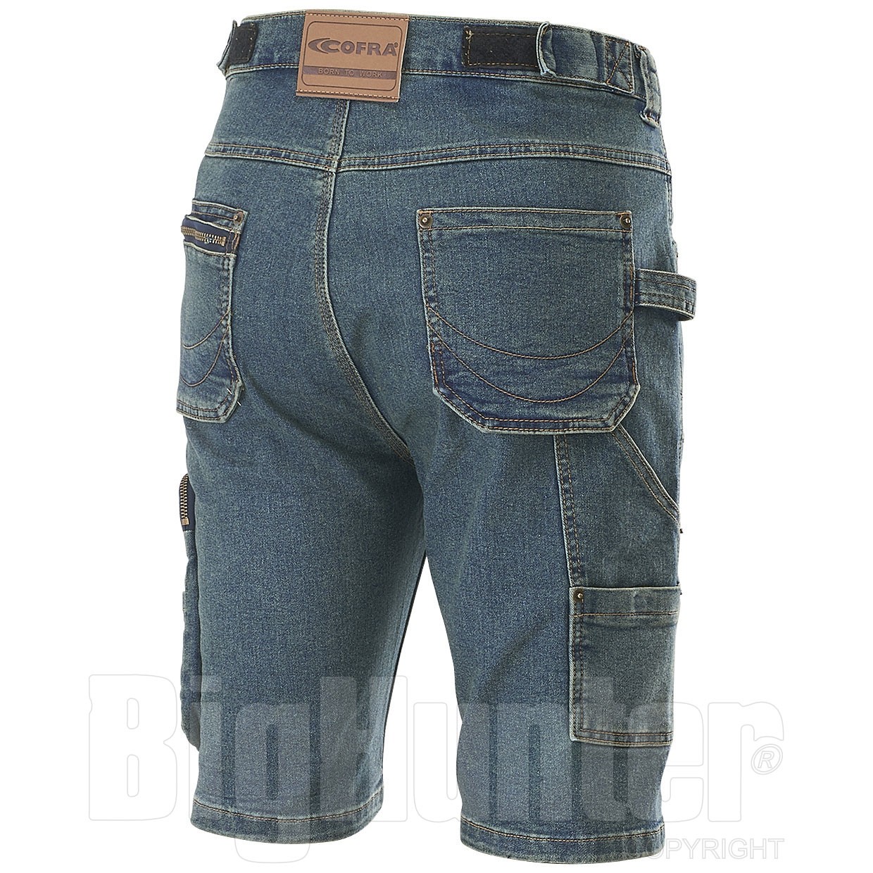Bermuda Jeans Corti Cofra Havana V157-0
