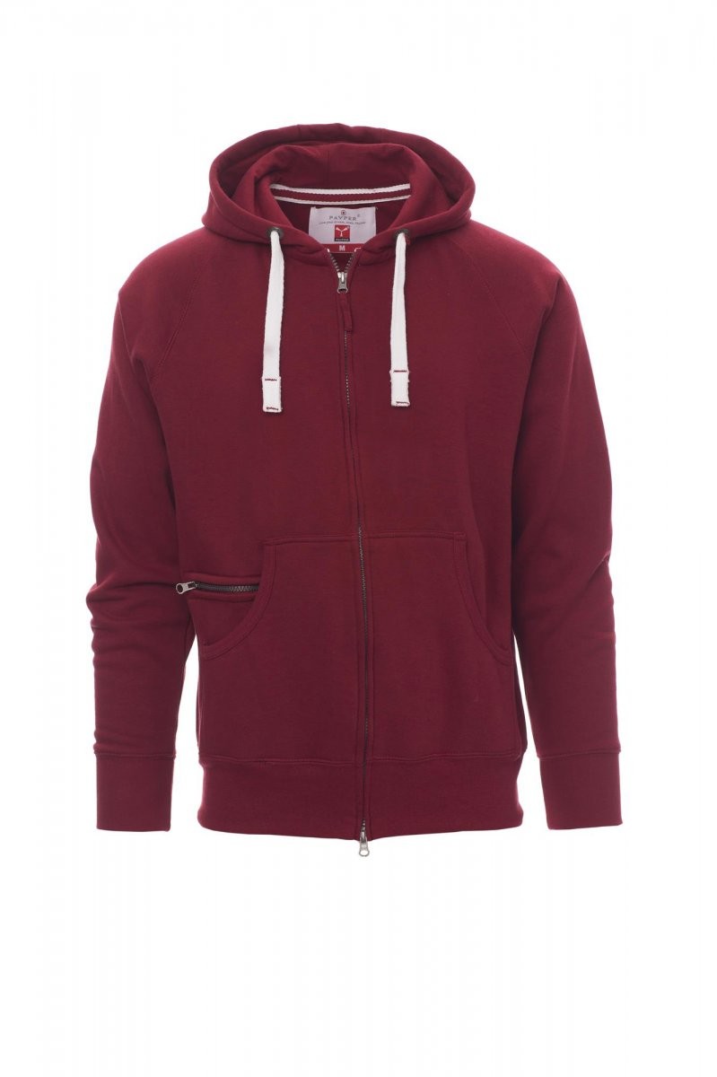 Felpa Dallas+ Payper con cappuccio e zip completa