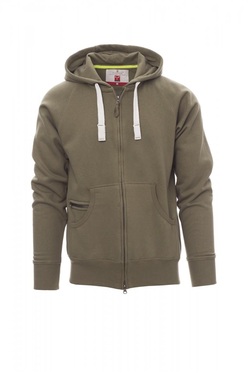 Felpa Dallas+ Payper con cappuccio e zip completa