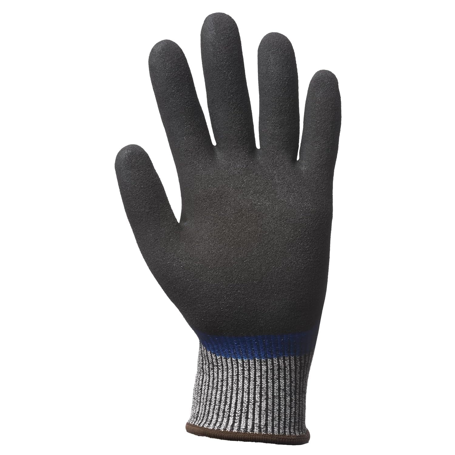 5 Paia - Guanti Da Lavoro Coverguard In Nitrile Eurocut 1CRFN Rischi Meccanici