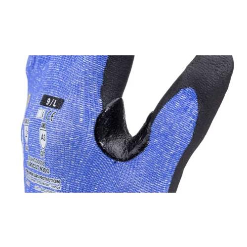 5 Paia - Guanti Da Lavoro Coverguard In Nitrile Eurocut 1CUNC00 Rischi Meccanici