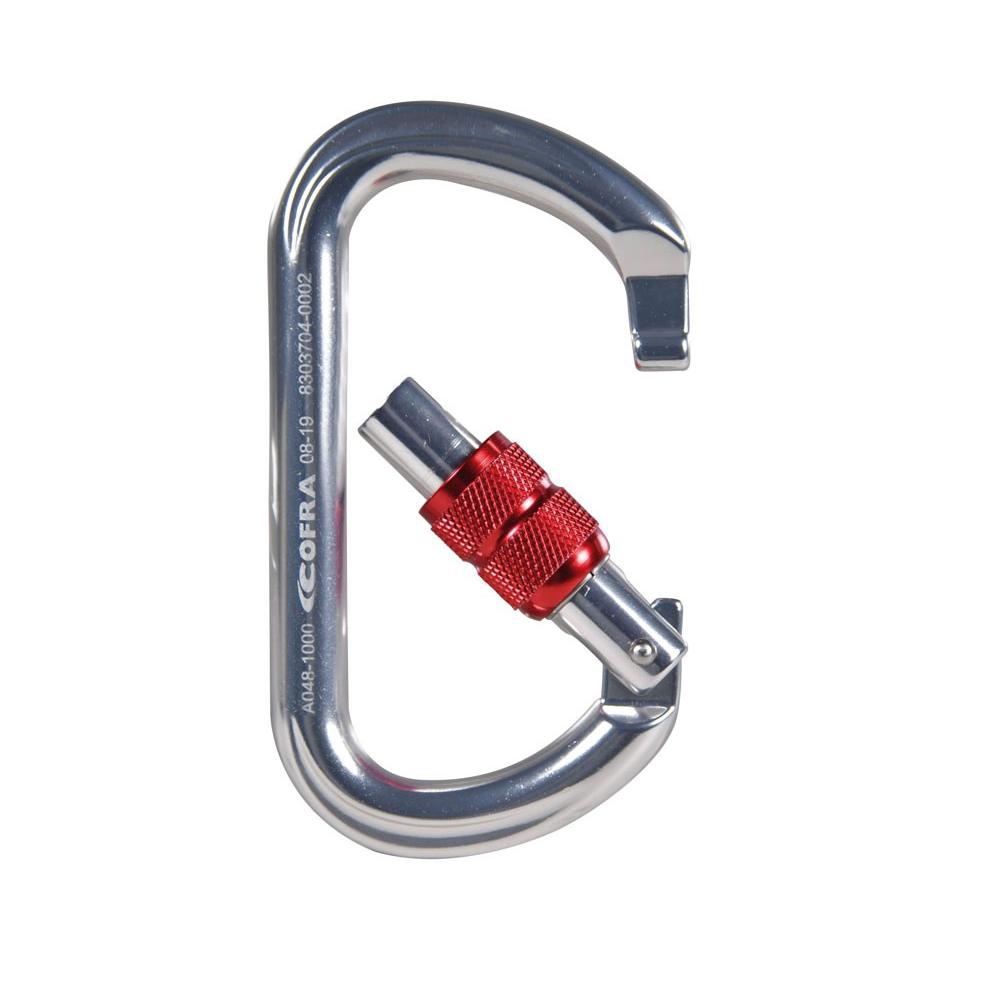 5 Pezzi - Moschettone da Lavoro Cofra Ligam Screw A048-B100