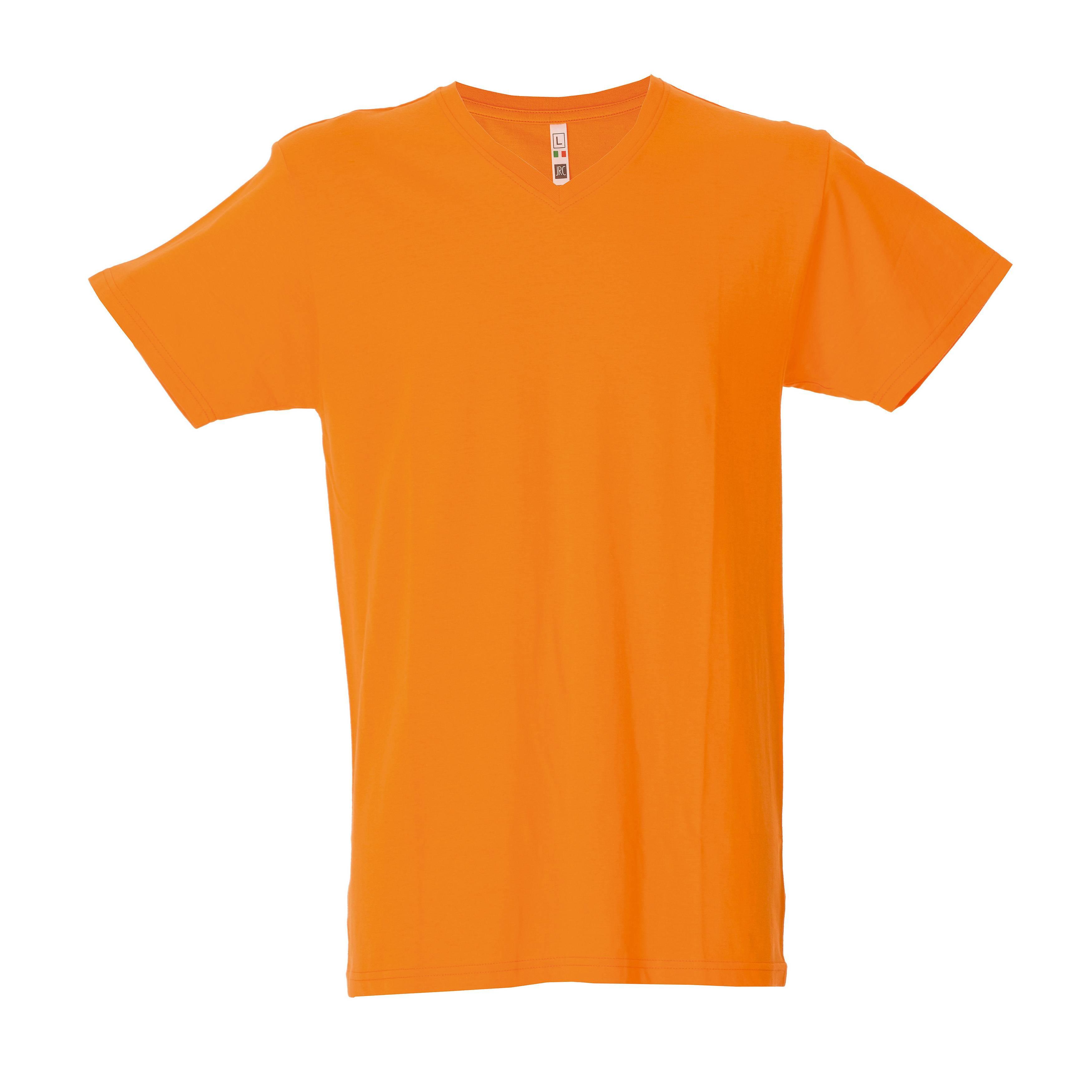 5 Pezzi - T-Shirt collo a V da Lavoro 100% Cotone JRC Venezuela 991884