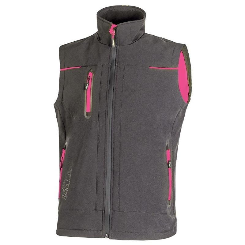 Gilet da Lavoro Multitasche Softshell Stretch Elasticizzato U-Power Universe Donna FU188GF
