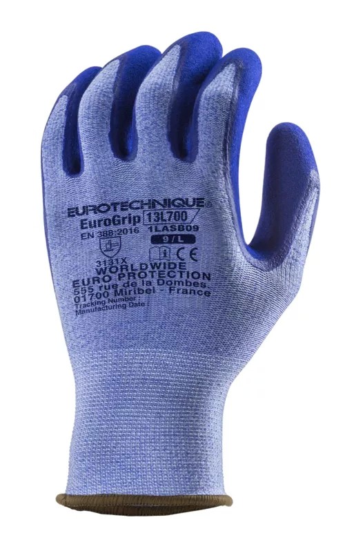 5 Paia - Guanti Da Lavoro Coverguard In Lattice Eurolite 1LASB0P Rischi Meccanici