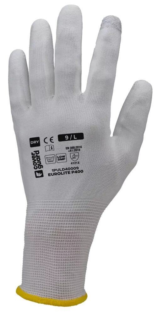 10 Paia - Guanti Da Lavoro Coverguard In Poliuretano Eurolite 1PULD40 Rischi Meccanici