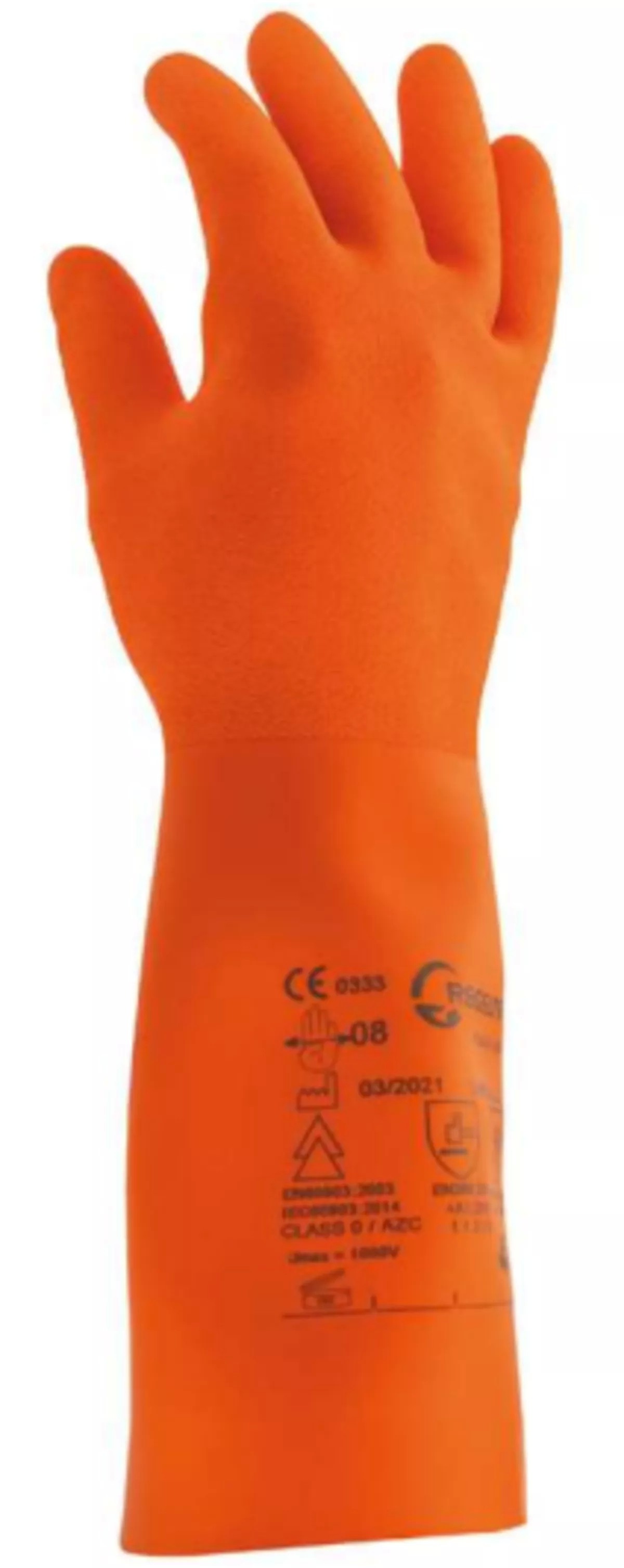 Guanti Da Lavoro Coverguard In Gomma Naturale Touch E 1TOUC00 Isolanti Dielettrici