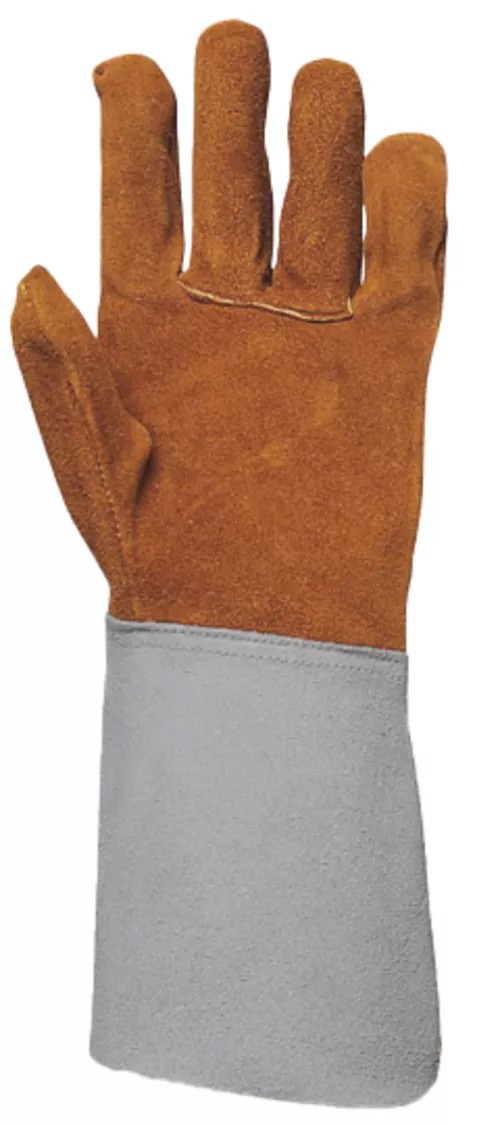 10 Paia - Guanti Da Lavoro Coverguard In Pelle Euroweld 1WEL25 Saldatore