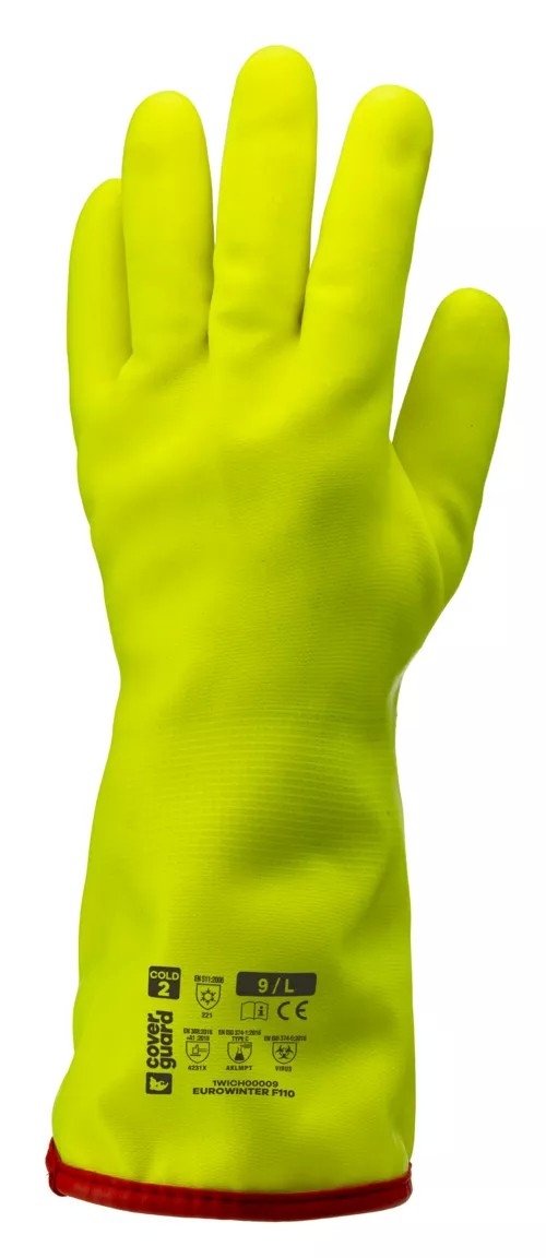 6 Paia - Guanti Da Lavoro Coverguard In PVC Eurowinter 1WICH00 Antifreddo