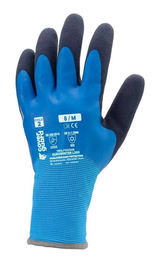 5 Paia - Guanti Da Lavoro Coverguard In Lattice Eurowinter 1WILF0 Antifreddo