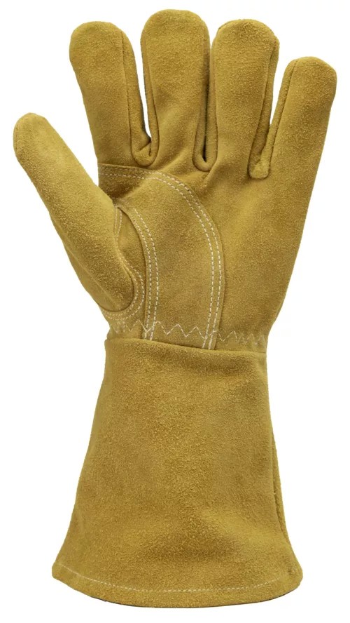 12 Paia - Guanti Da Lavoro Coverguard In Pelle Euroweld 1WEL330 Saldatore
