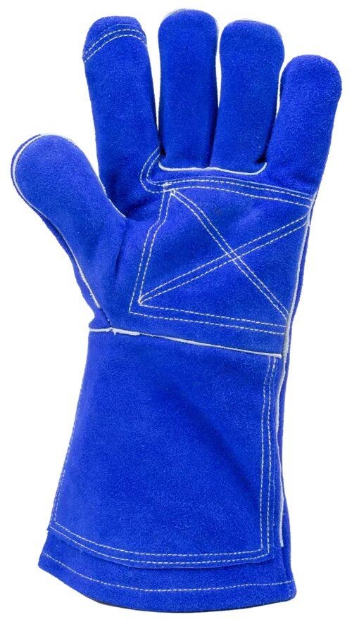 6 Paia - Guanti Da Lavoro Coverguard In Pelle Euroweld 1WEL360 Saldatore