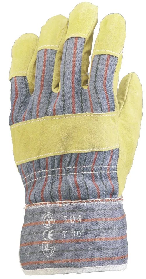 120 Pezzi - Guanti Da Lavoro Coverguard In Pelle Eurostrong MO204 Rischi Meccanici
