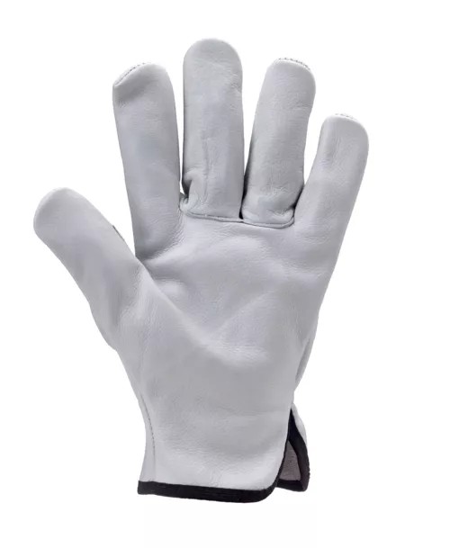 10 Paia - Guanti Da Lavoro Coverguard In Pelle Eurostrong MO2220 Rischi Meccanici