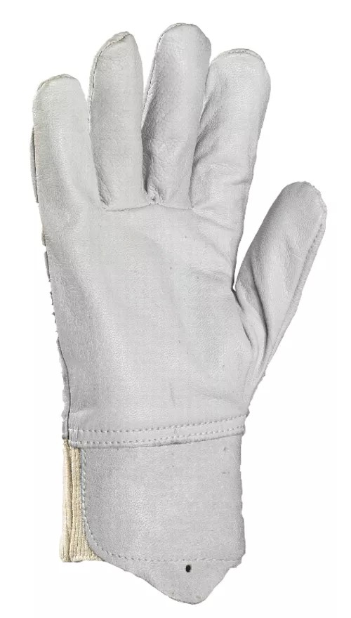 10 Paia - Guanti Da Lavoro Coverguard In Pelle Eurostrong MO2250 Rischi Meccanici
