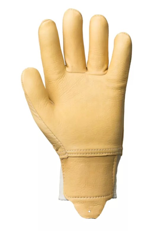 10 Paia - Guanti Da Lavoro Coverguard In Pelle Eurostrong MO2450 Rischi Meccanici