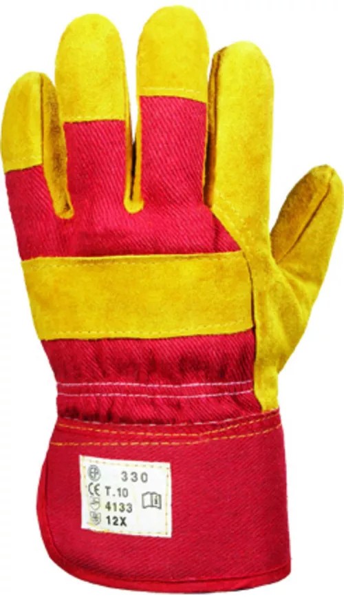 60 Pezzi - Guanti Da Lavoro Coverguard in Pelle Eurowinter MO330