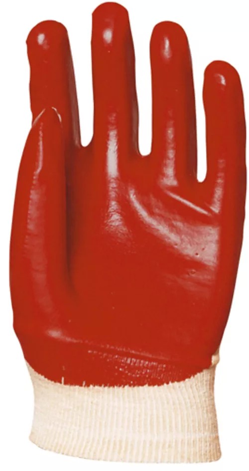 10 Paia - Guanti Da Lavoro Coverguard In PVC Eurostrong Rischi Meccanici