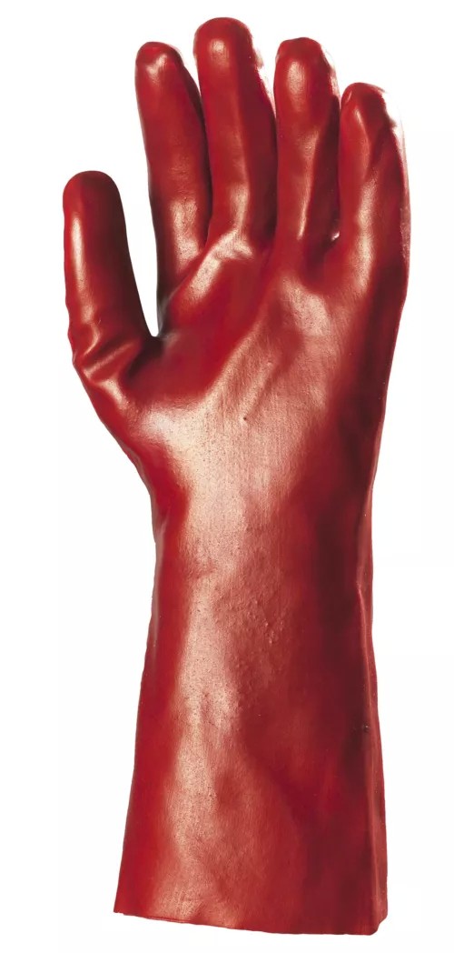 10 Paia - Guanti Da Lavoro Coverguard In PVC Eurostrong MO3620 Rischi Meccanici