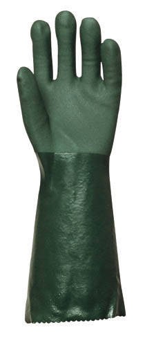 10 Paia - Guanti Da Lavoro Coverguard In PVC Eurochem MO3740 Rischio Chimico