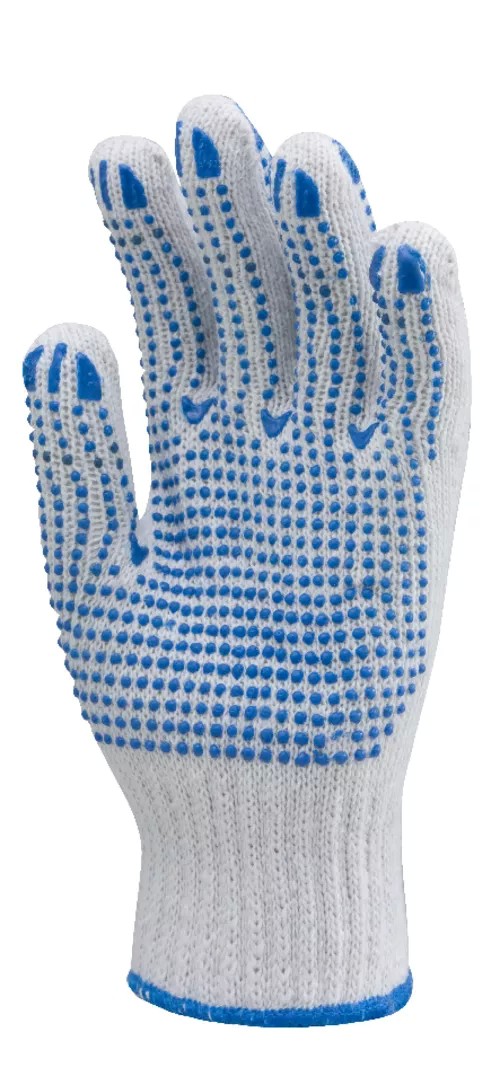 12 Paia - Guanti Da Lavoro Coverguard In Cotone Eurostrong MO4350 Rischi Meccanici